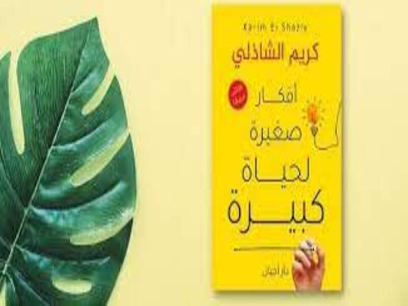 ملخص سريع لكتاب أفكار صغيرة لحياة كبيرة "كريم الشاذلي"